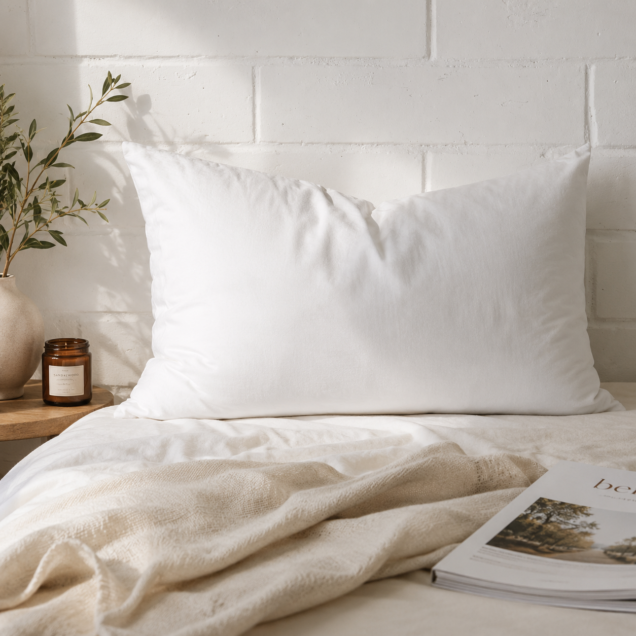 Faux Feather 30×50 Cushion Insert