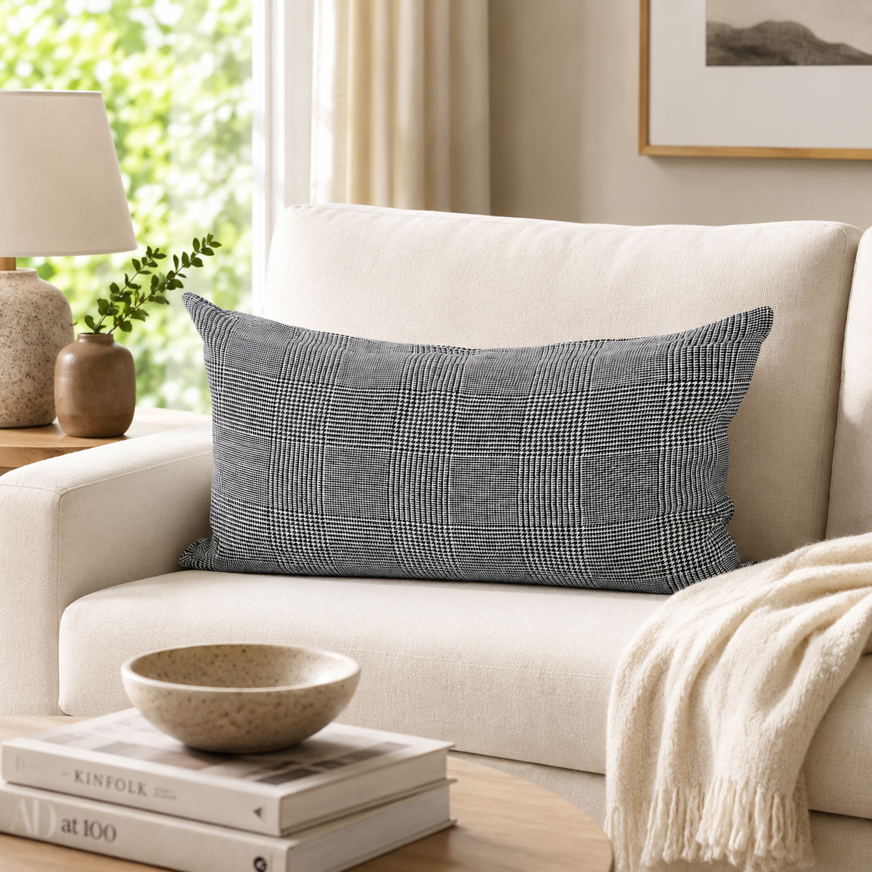 Classic Glen Check Pillow Covers