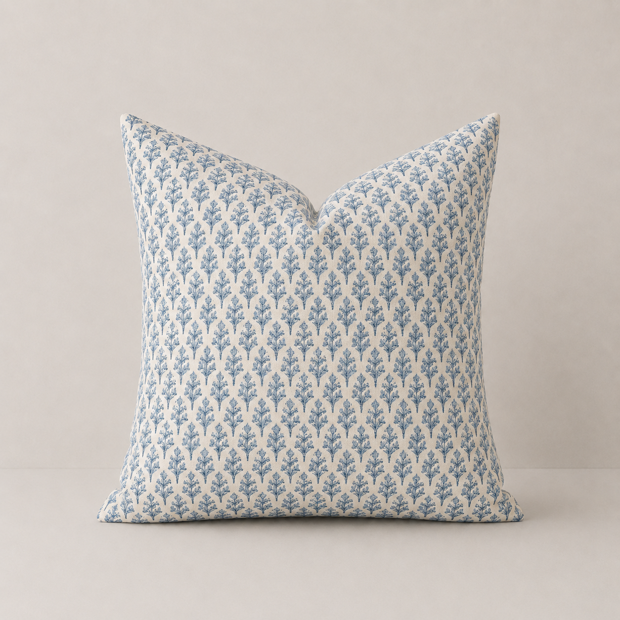 Farmhouse Style Accent Throw Pillow Cover - Blue