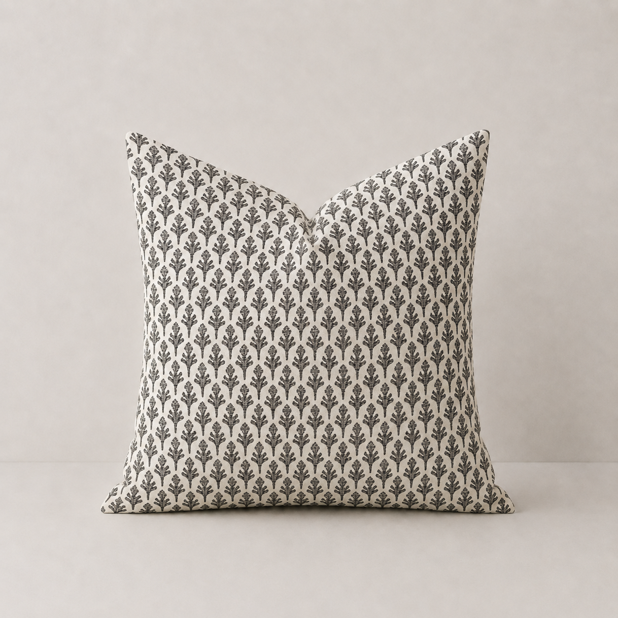 Farmhouse Style Accent Throw Pillow Cover - Black