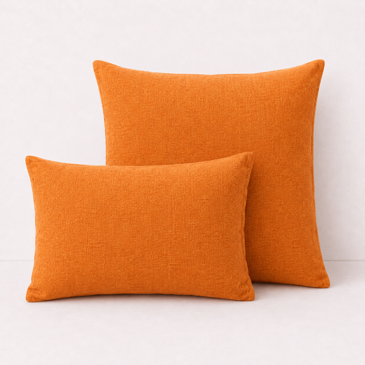 Modern Soft Pillow Cover Cushion- Orange