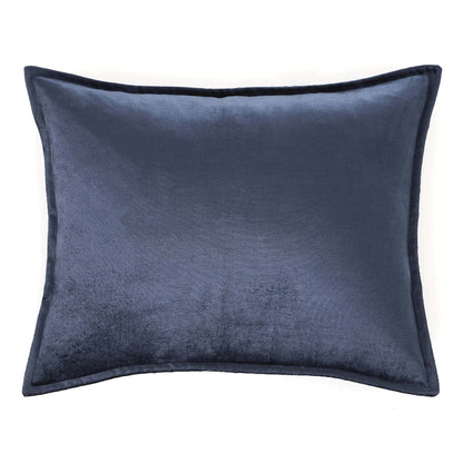 Velvet Decorative Pillow Cover- Blue