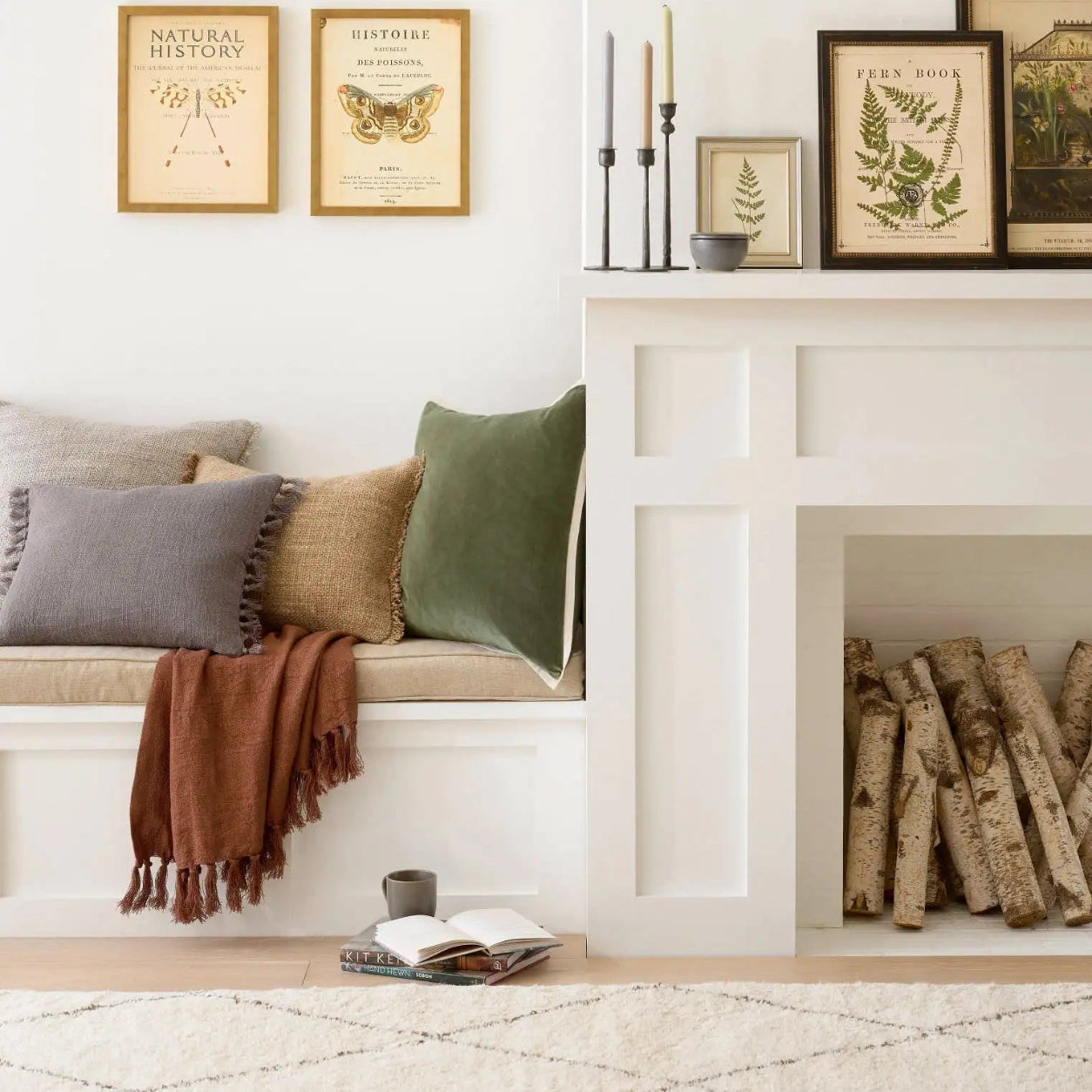 Velvet/Linen Decorative Pillow Cover- Olive Green