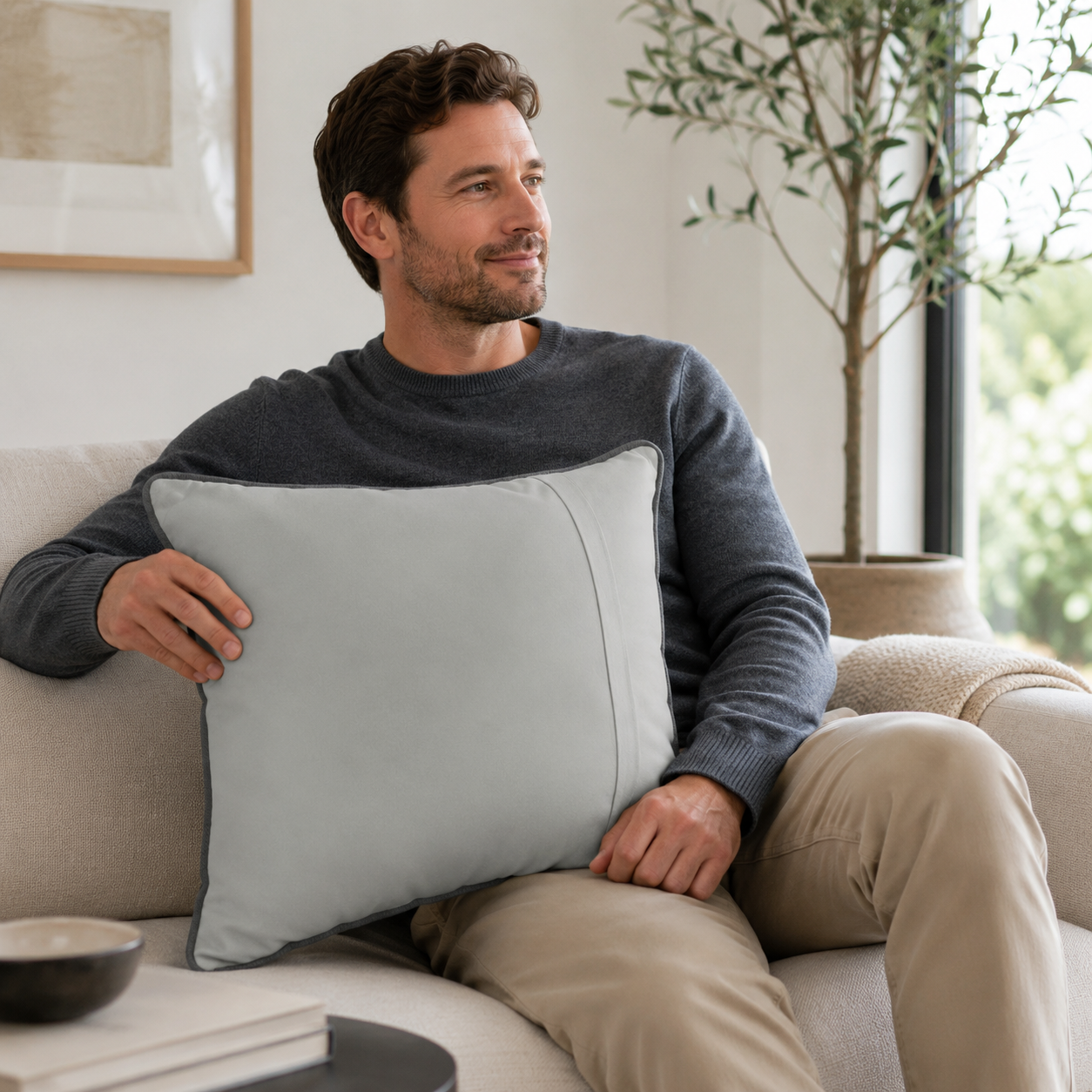 Luxe Silver Throw Pillow Cover Set