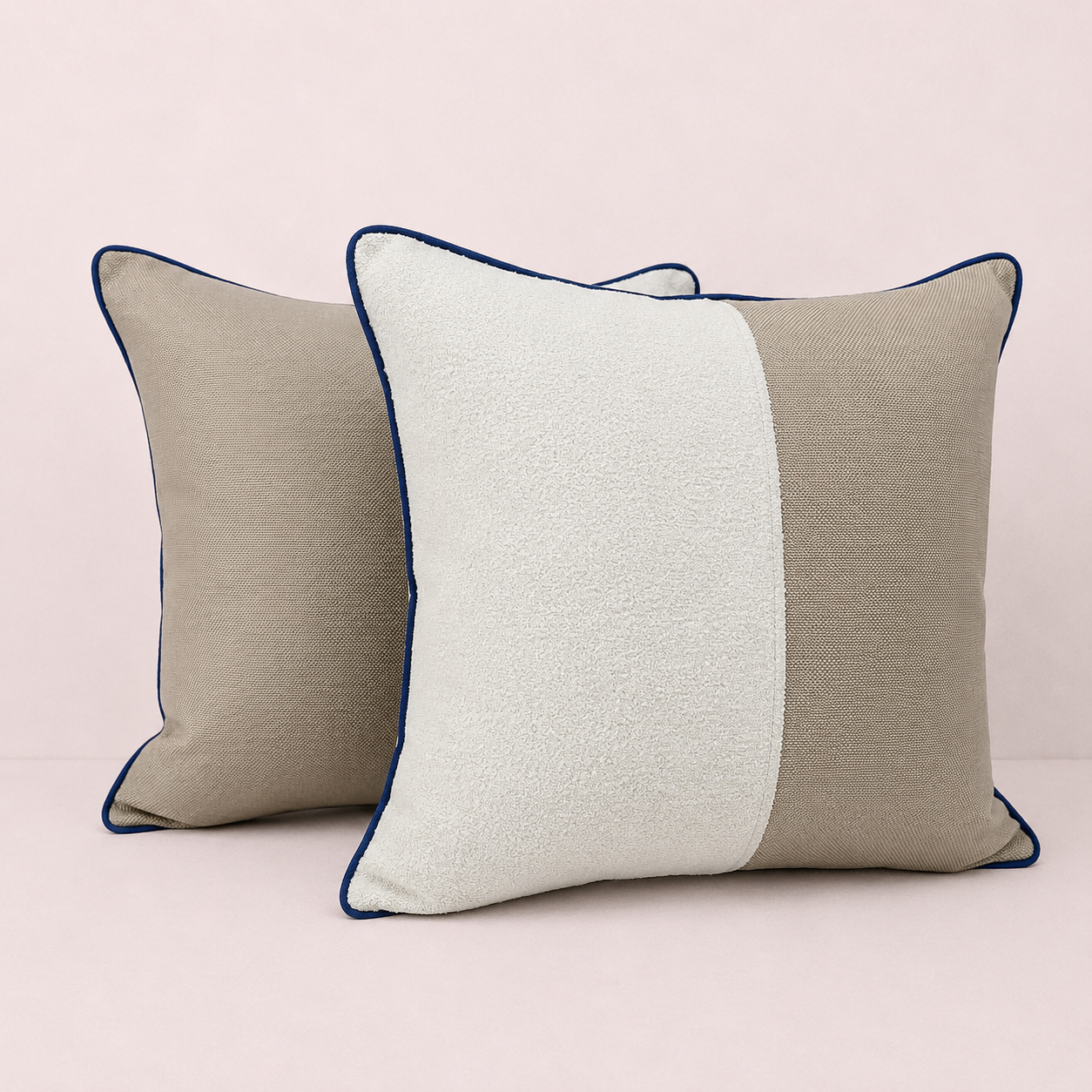 Textured Bouclé Throw Pillow Cover