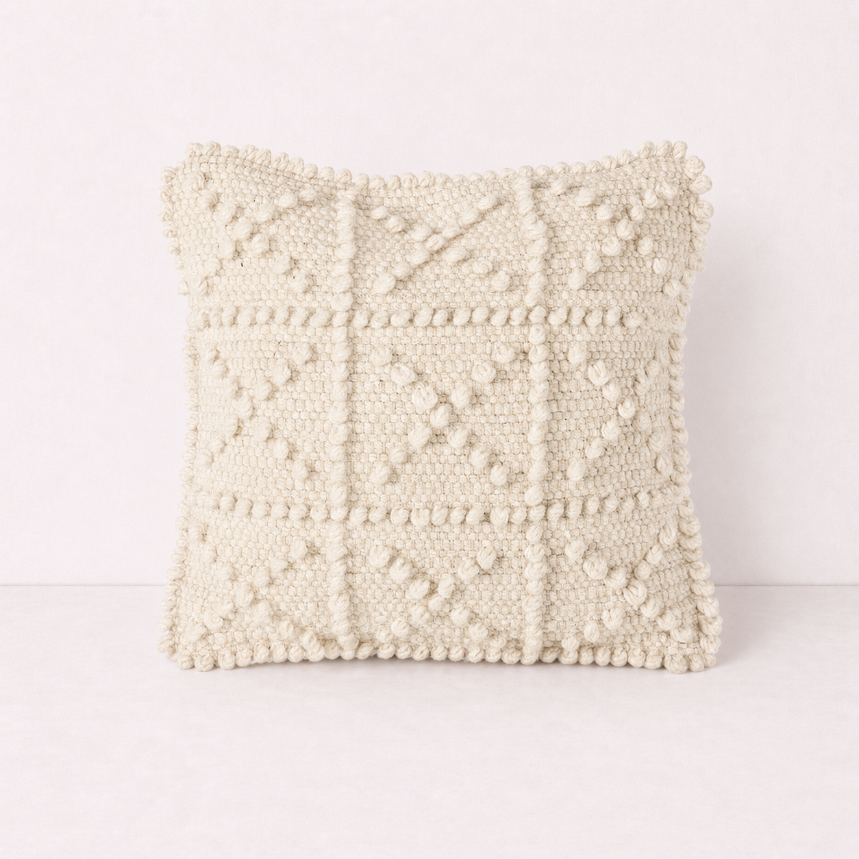 Tufted Geometric Throw Pillow Cover