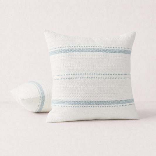 Woven Stripe Decorative Throw Pillow Cover