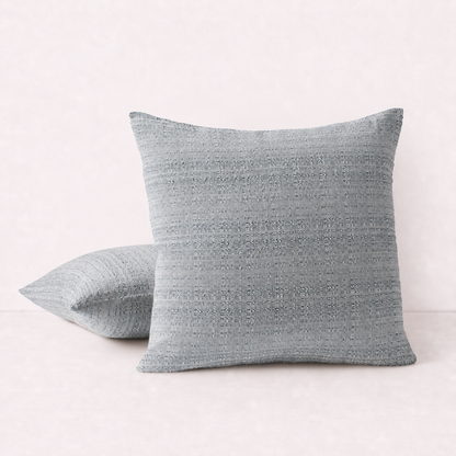 Textured Woven Decorative Pillow Cover- Grey