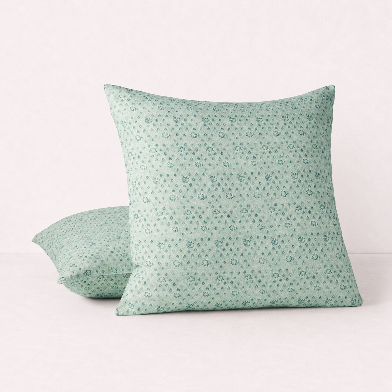 Geometric Floral Decorative Throw Pillow Cover