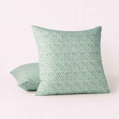 Geometric Floral Decorative Throw Pillow Cover