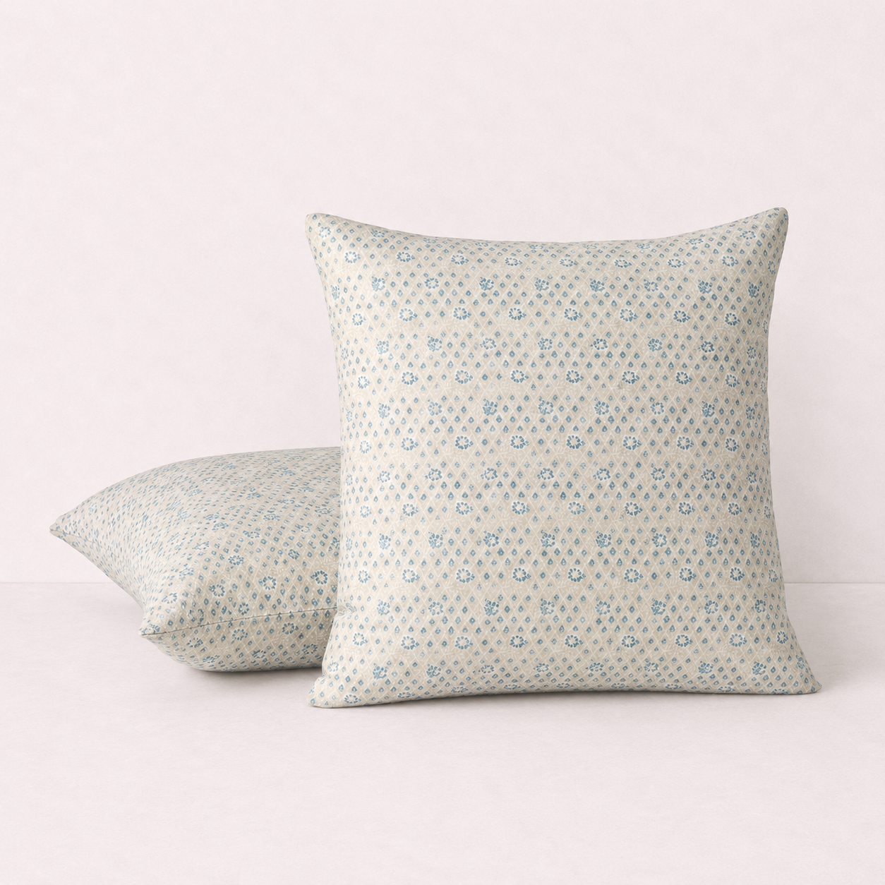 Geometric Floral Decorative Throw Pillow Cover