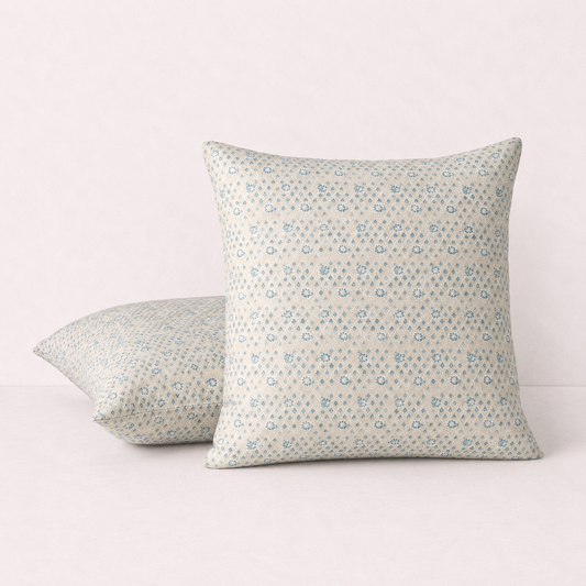 Geometric Floral Decorative Throw Pillow Cover