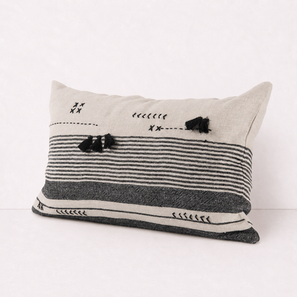 Tribal Stripe Lumbar Pillow Cover