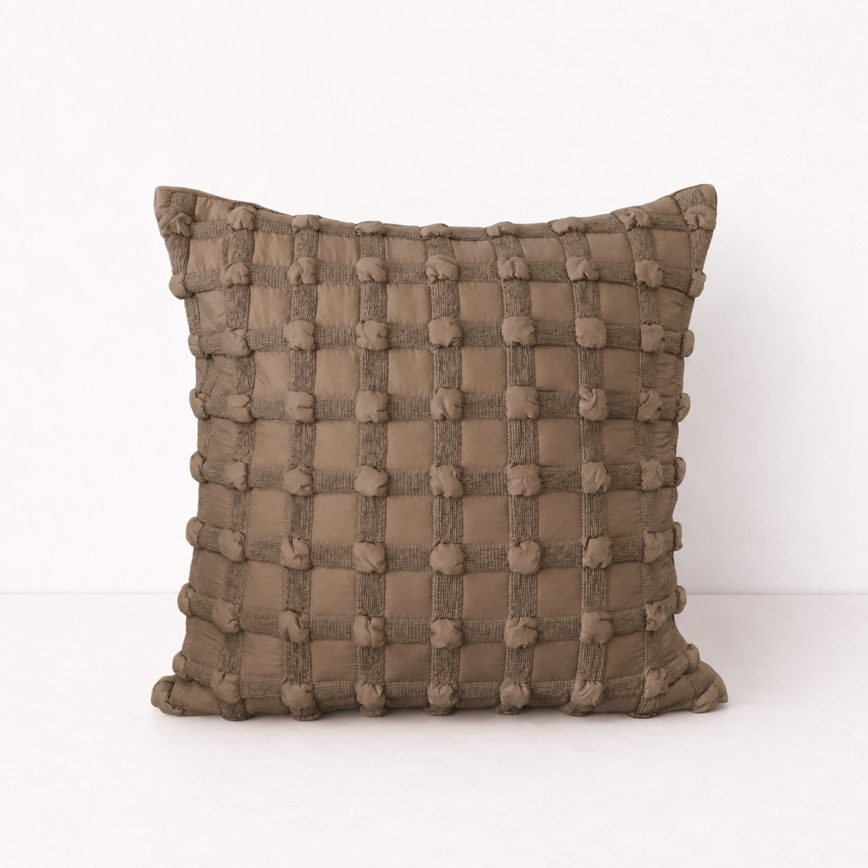 Modern Textured Neutral Cushion Cover