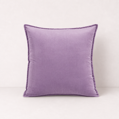 Soft Velvet Sofa Pillow Cover - Purple