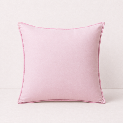 Soft Velvet Sofa Pillow Cover - Pink