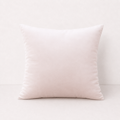 White Velvet Soft Pillow Cover