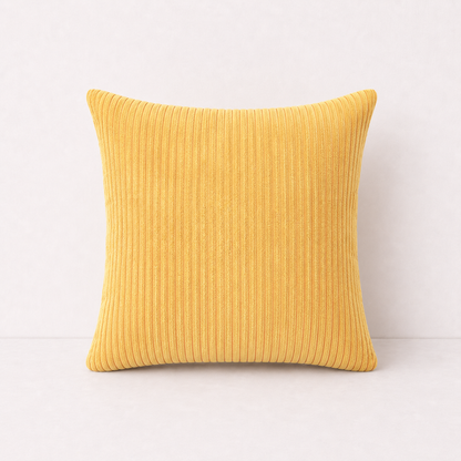 Modern Corduroy Striped Pillow Cover - Rattan