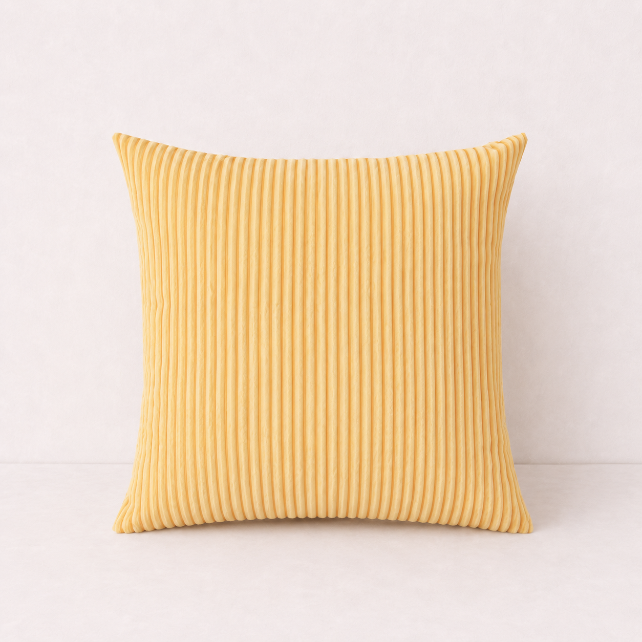 Modern Corduroy Striped Pillow Cover - Khaki