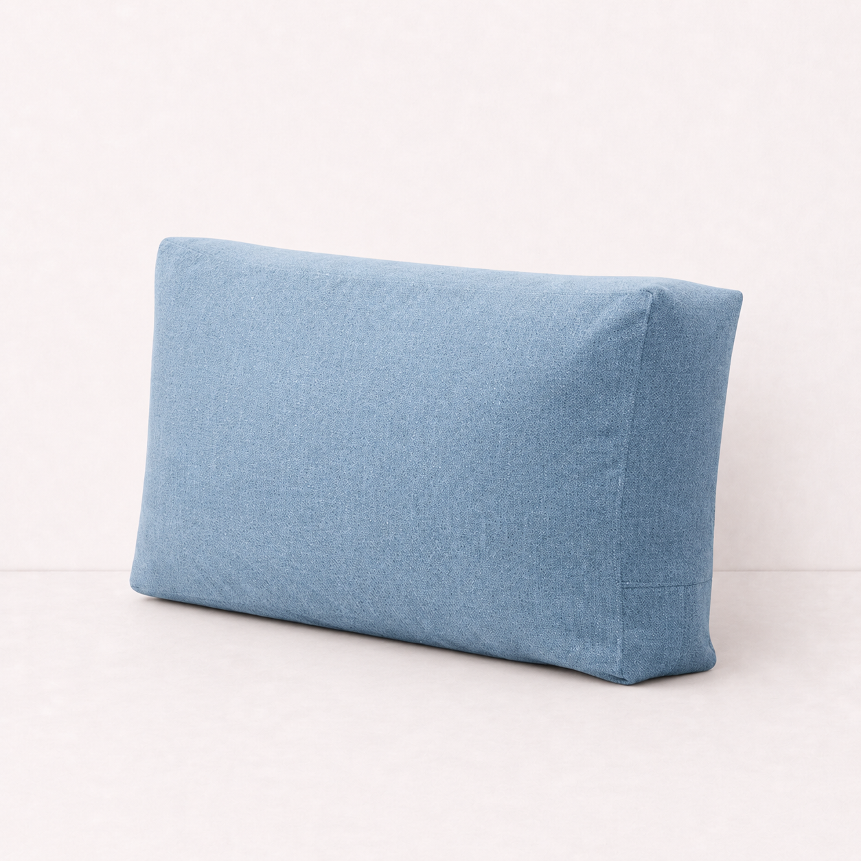 Linen Backrest Pillow Cover Case - Danim Blue