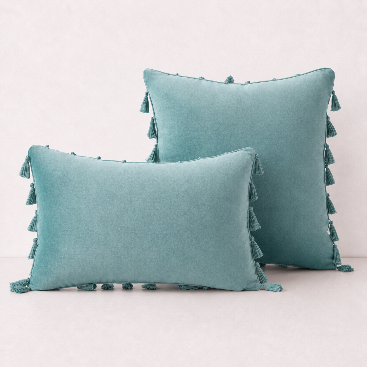 Soft Decorative Pillow Cover Set - Aquagreen