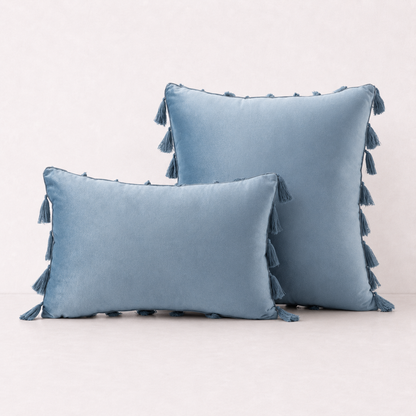 Soft Decorative Pillow Cover Set - Water Blue