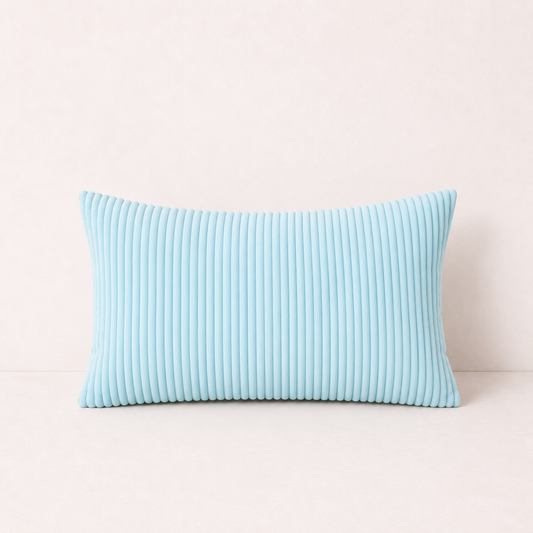 Corduroy Velvet Pillow Case Cover - Turquoise