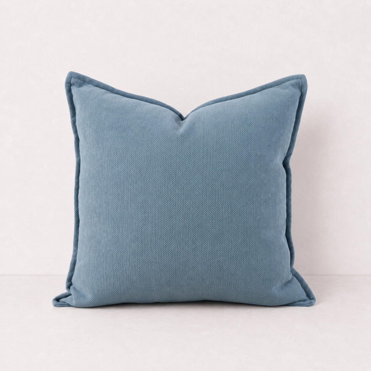 Cozy Chenille Throw Pillow Cover- Hazel Blue