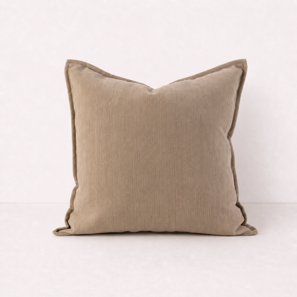 Cozy Chenille Throw Pillow Cover- Apricot