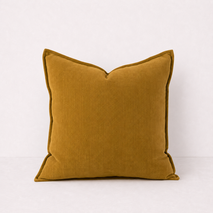 Cozy Chenille Throw Pillow Cover- Ginger