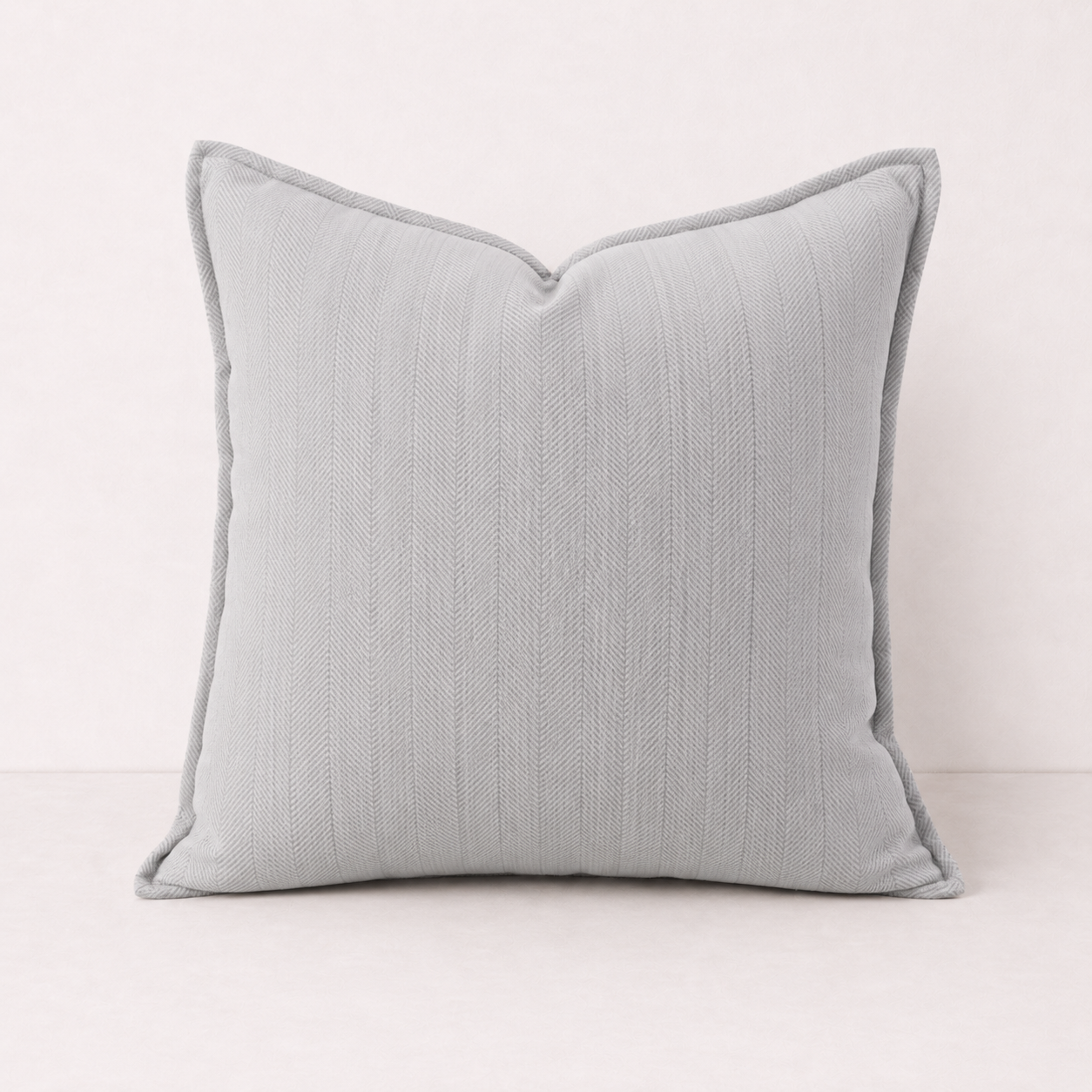 Cozy Chenille Throw Pillow Cover- Space Grey