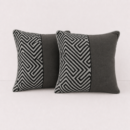 Modern Maze Accent Pillow Cover