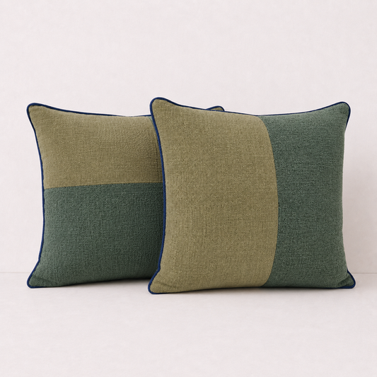 Olive Sage Textured Pillow Covers
