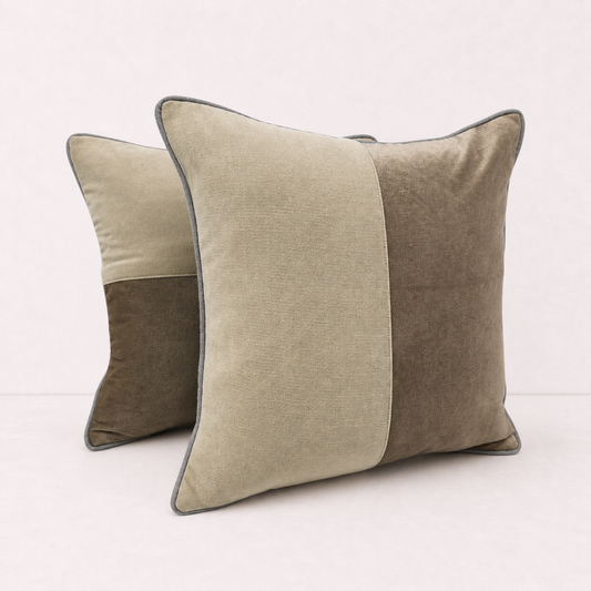 Brown Pillow Cover Set