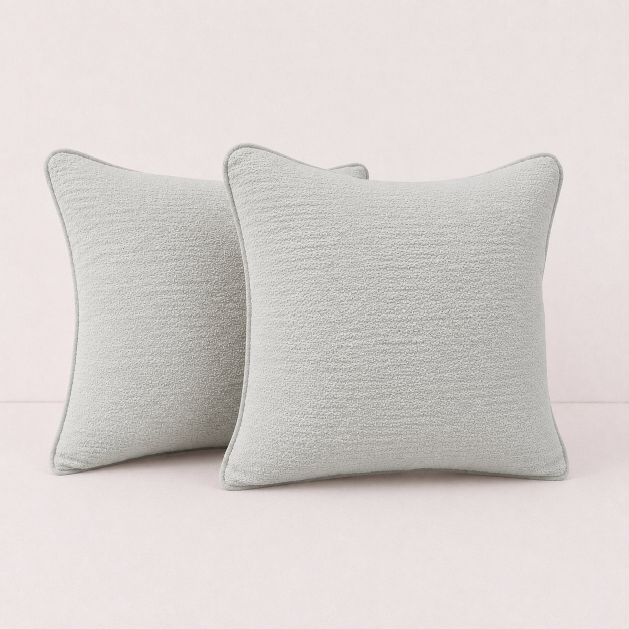 Ivory Boucle Pillow Cover Accent