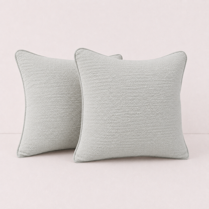 Ivory Boucle Pillow Cover Accent