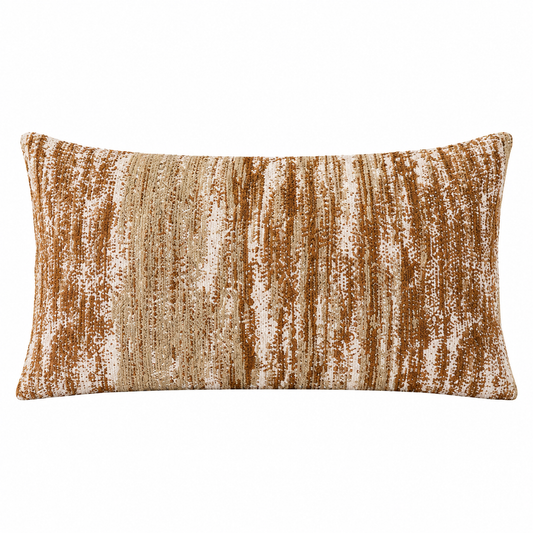 Rustic Abstract Textured Cushion Cover