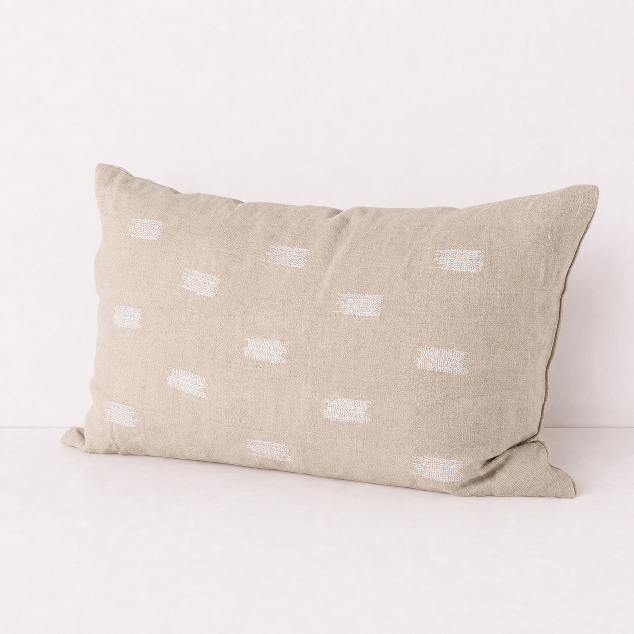 Minimalist Linen Stitch Pillow Covers