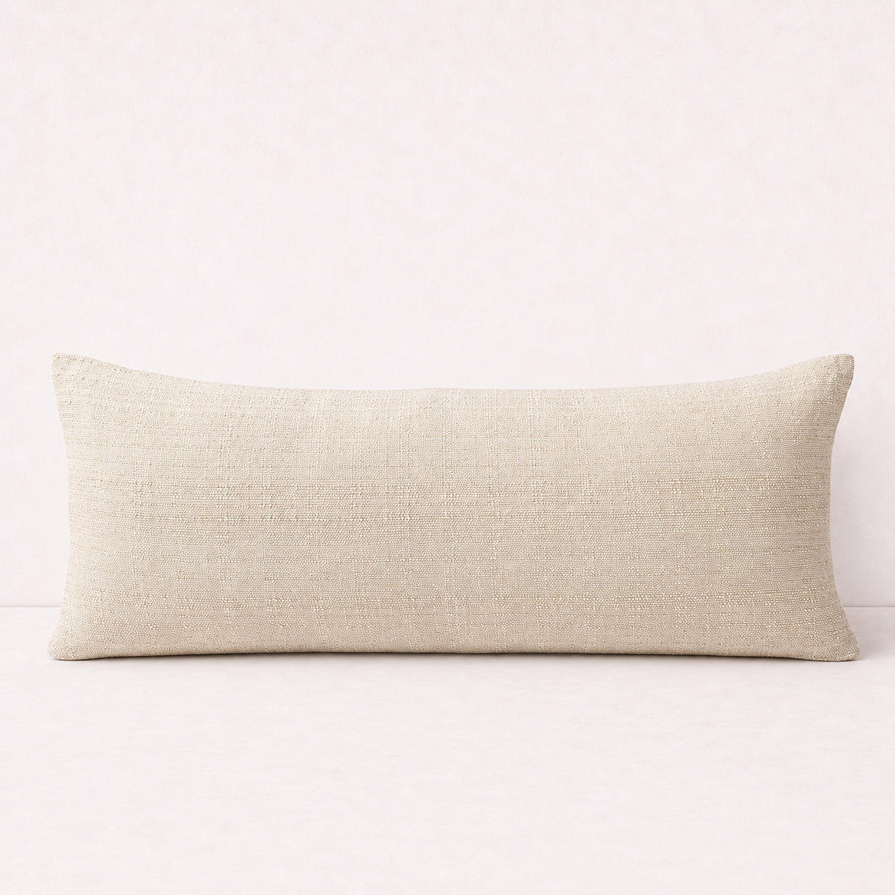 Textured Woven Decorative Pillow Cover- Khaki