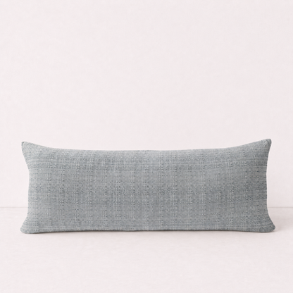 Textured Woven Decorative Pillow Cover- Grey