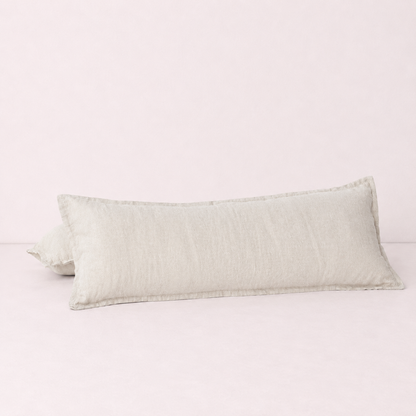 Relaxed Linen Decorative Throw Pillow Cover- Ivory