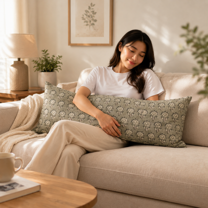 Stylish Home Accent Pillow Case Mollie Luxe XL Lumbar