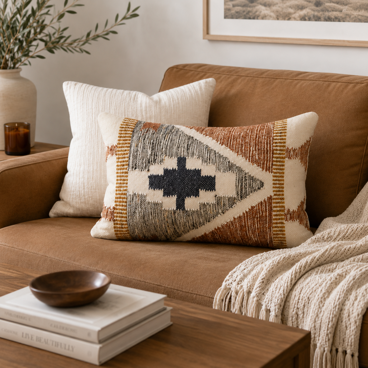 Bohemian Tribal Pattern Pillow Covers