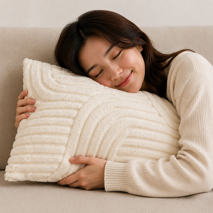 Soft Fuzzy Boho Throw Pillow Covers