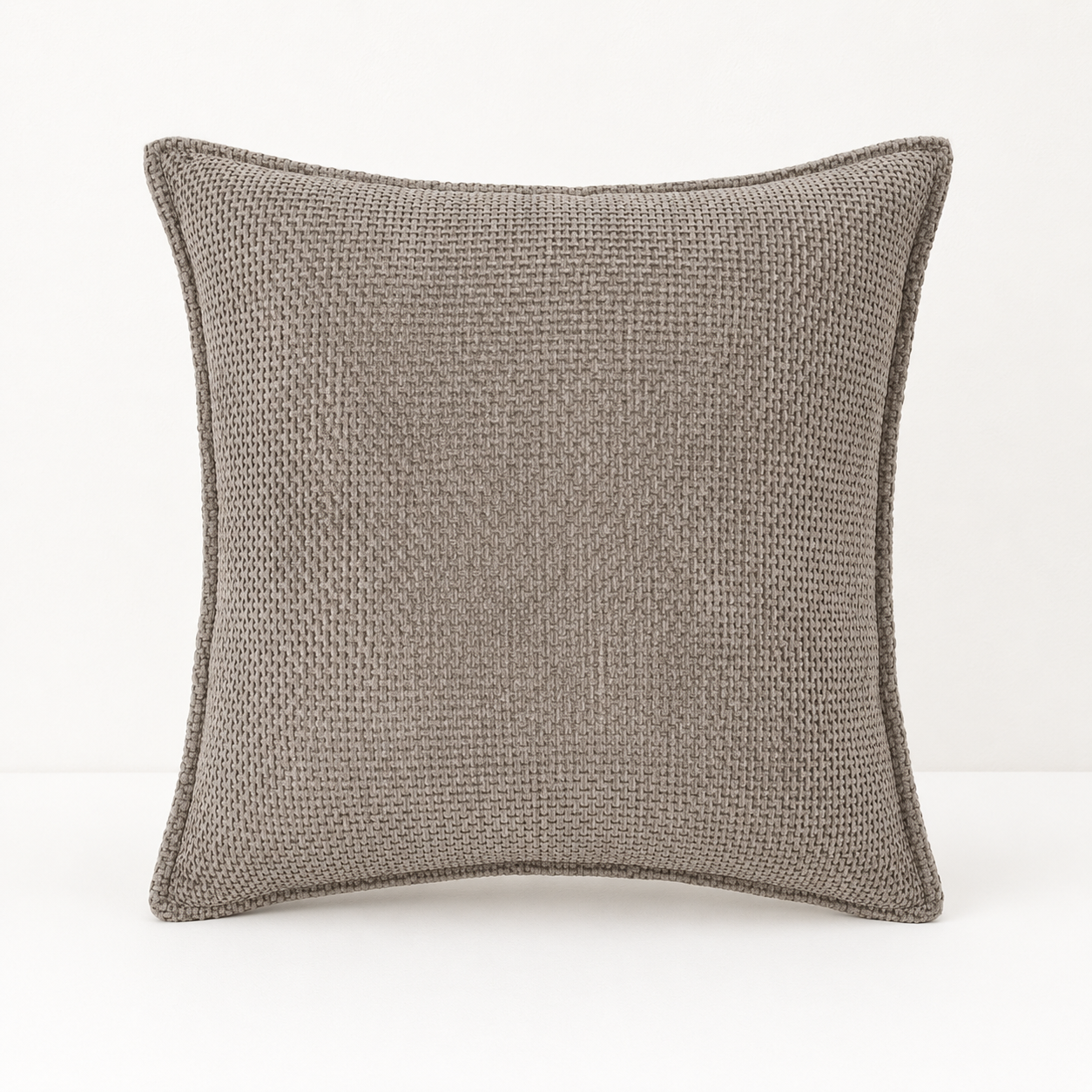 Luxury Chenille Throw Pillow Covers- Grey