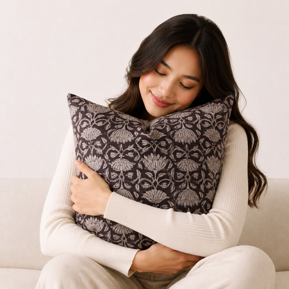 Floral Decorative Pillow Cover