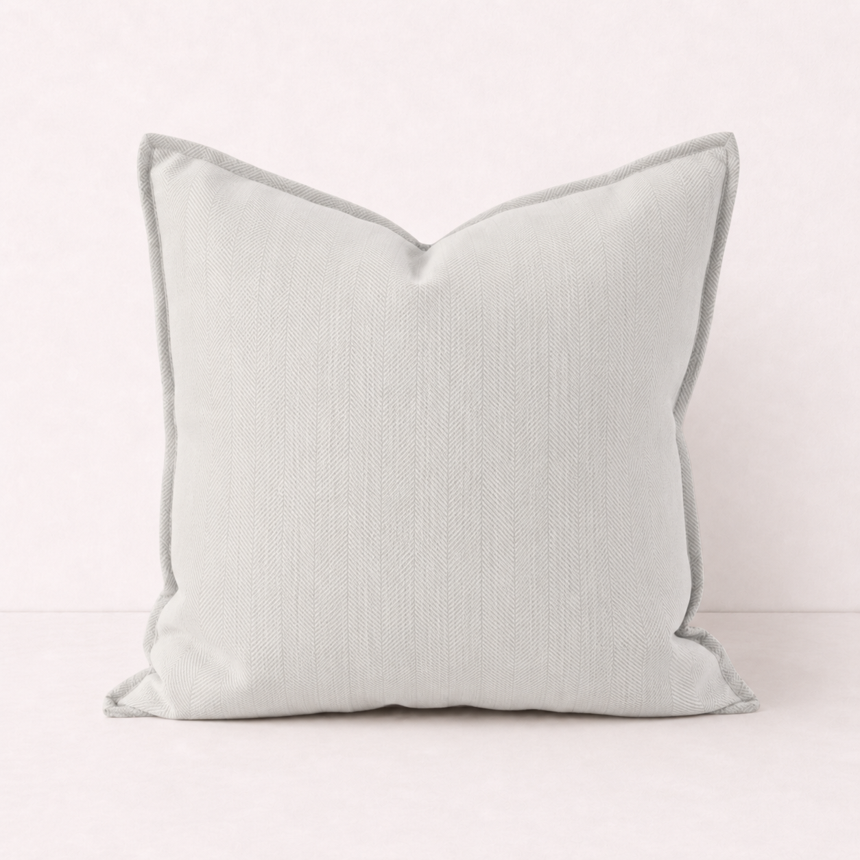 Solid Sofa Pillow Cover Case- Light Grey