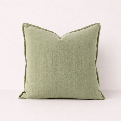 Solid Sofa Pillow Cover Case- Green