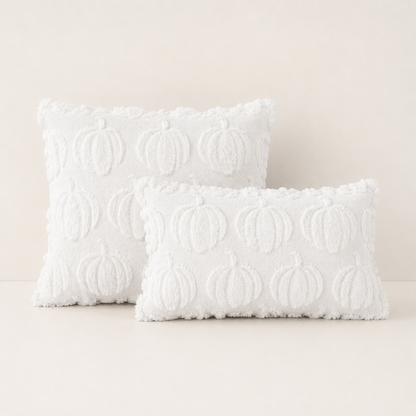 Farmhouse Throw Pillow Covers- White