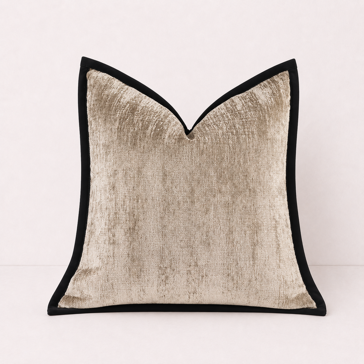 Plain Chenille Decorative Pillow Cover- Khaki